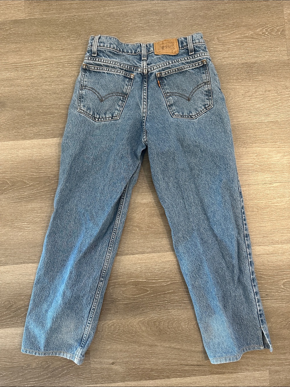 Levi's Straight-Leg student fit jeans Denim orange tab vintage y2k 90s 29 x 30